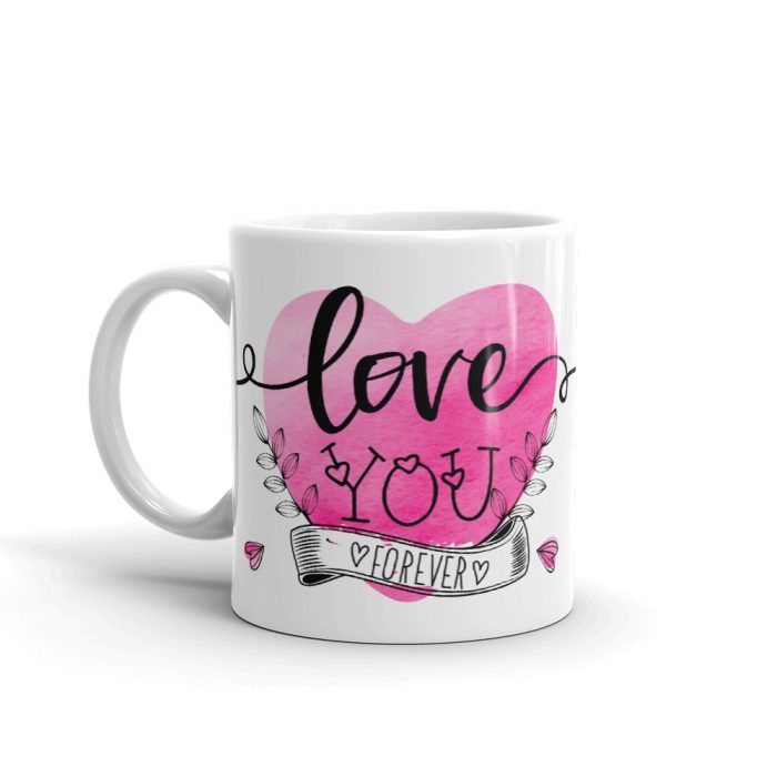 Luvkushcart Valentine Day Special Love You Fovever Sublimation Print Coffee Mug (320ml) | Save 33% - Rajasthan Living 5