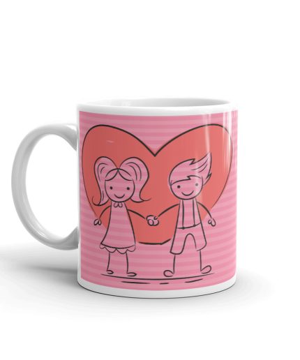 Luvkushcart Valentine Day Special Love You Foreversublimation Print Coffee Mug (320ml) | Save 33% - Rajasthan Living