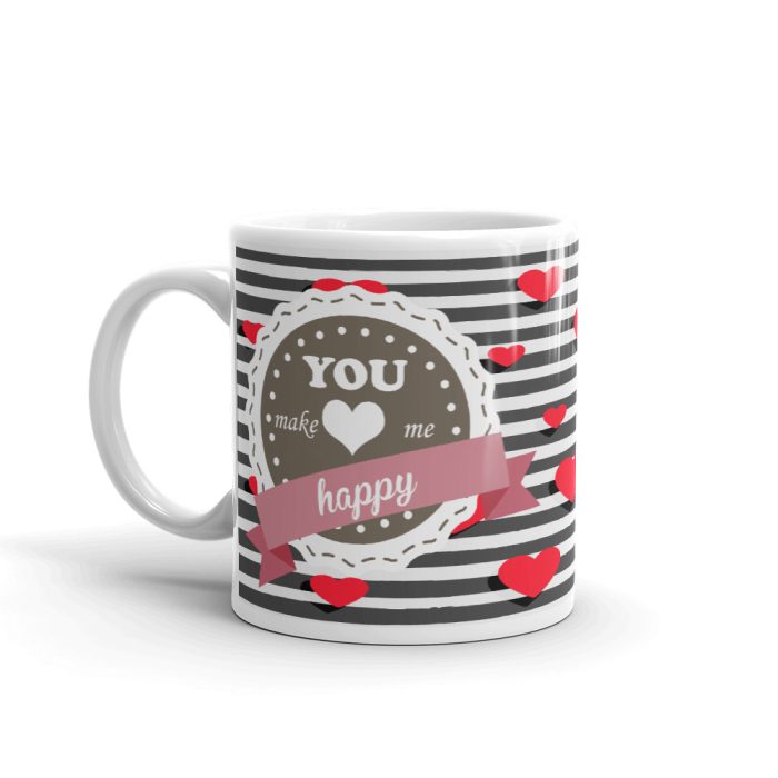 Luvkushcart Valentine Day Special Heart Sublimation Print Coffee Mug (320ml) | Save 33% - Rajasthan Living 5