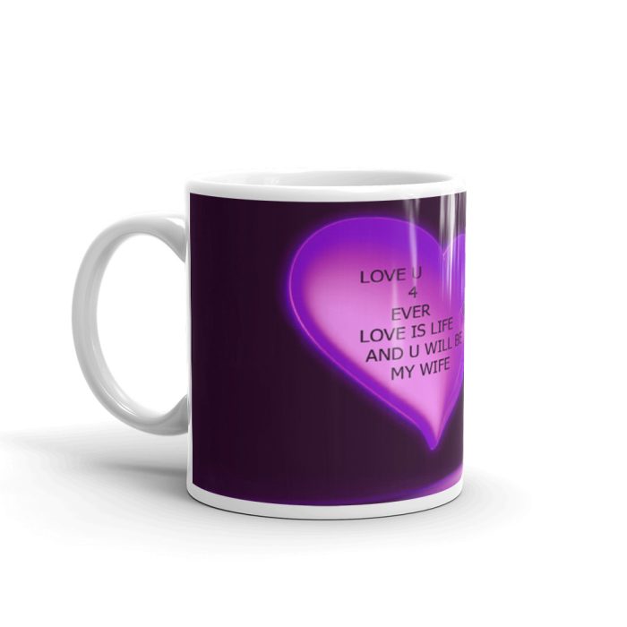 Luvkushcart Valentine Day Special Love Is Life Sublimation Print Coffee Mug (320ml) | Save 33% - Rajasthan Living 5