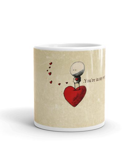 Luvkushcart Valentine Day Special You’er in My Every Thought Sublimation Print Coffee Mug (320ml) | Save 33% - Rajasthan Living