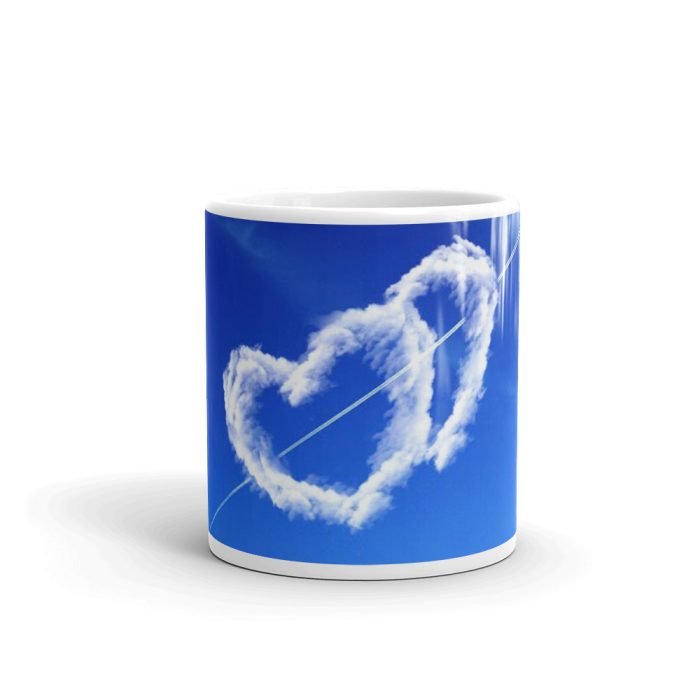 Luvkushcart Valentine Day Special in Sky Heart Sublimation Print Coffee Mug (320ml) | Save 33% - Rajasthan Living 5