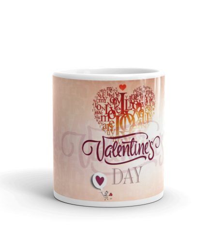 Luvkushcart Valentine Day Special Heart Red Romintick Heart Sublimation Print Coffee Mug (320ml) | Save 33% - Rajasthan Living 5