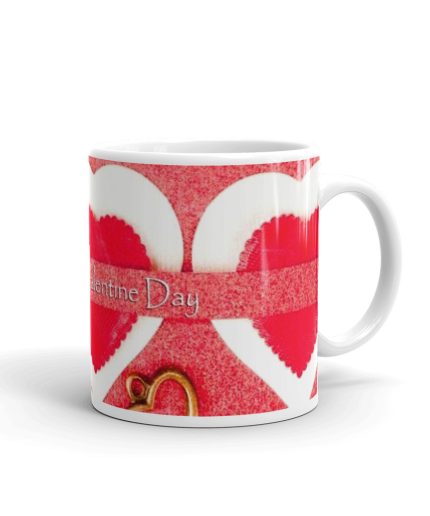 Luvkushcart Valentine Day Special Three Heart Sublimation Print Coffee Mug (320ml) | Save 33% - Rajasthan Living
