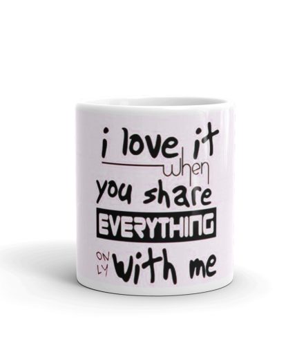 Luvkushcart Valentine Day Special Everything With You Sublimation Print Coffee Mug (320ml) | Save 33% - Rajasthan Living