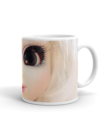 Luvkushcart Valentine Day Special Doll Eyes Sublimation Print Coffee Mug (320ml) | Save 33% - Rajasthan Living