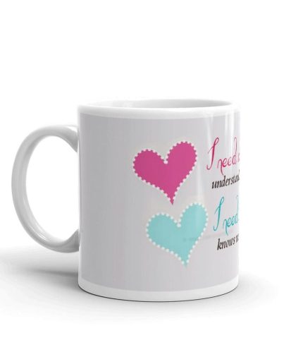 Luvkushcart Valentine Day Special I Needed Someone Who Sublimation Print Coffee Mug (320ml) | Save 33% - Rajasthan Living