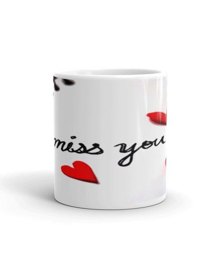 Luvkushcart Valentine Day Special I Miss You Sublimation Print Coffee Mug (320ml) | Save 33% - Rajasthan Living