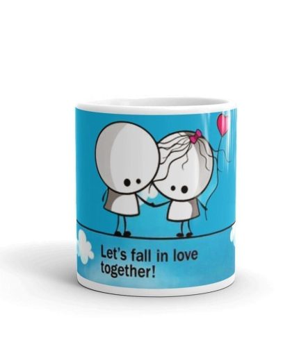 Luvkushcart Valentine Day Special Where Is Love This Is Life Sublimation Print Coffee Mug (320ml) | Save 33% - Rajasthan Living