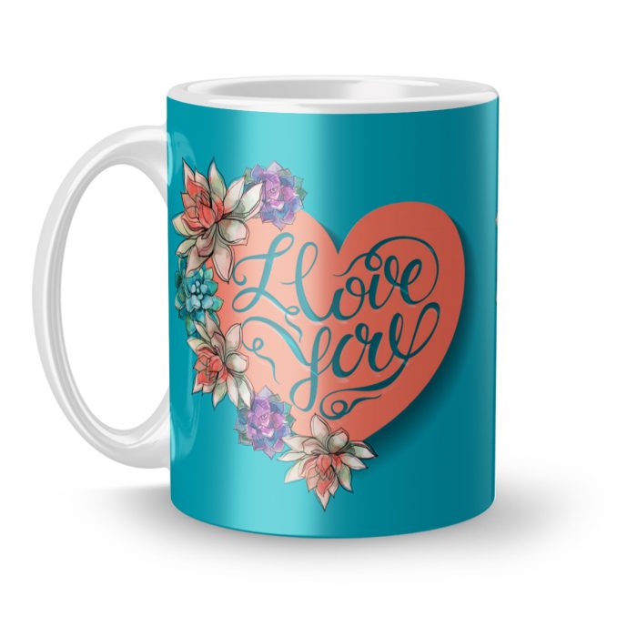 Luvkushcart Cupid Kisses Valetinday Sublimation Print Coffee Mug (320ml) | Save 33% - Rajasthan Living 5