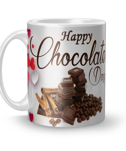 Luvkushcart Chocolate Day Valetinday Sublimation Print Coffee Mug (320ml) | Save 33% - Rajasthan Living