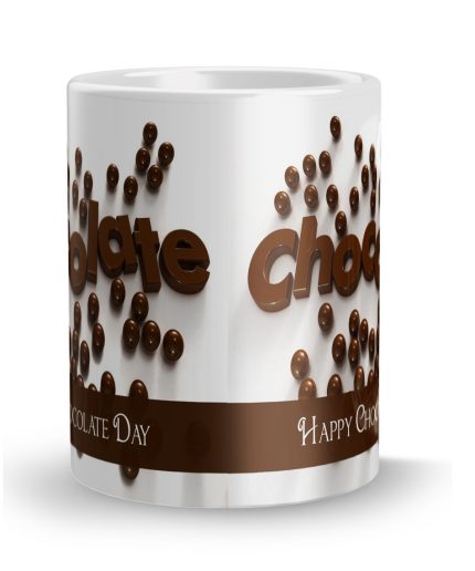 Luvkushcart Happy Chocolate Day Valetinday Sublimation Print Coffee Mug (320ml) | Save 33% - Rajasthan Living 3