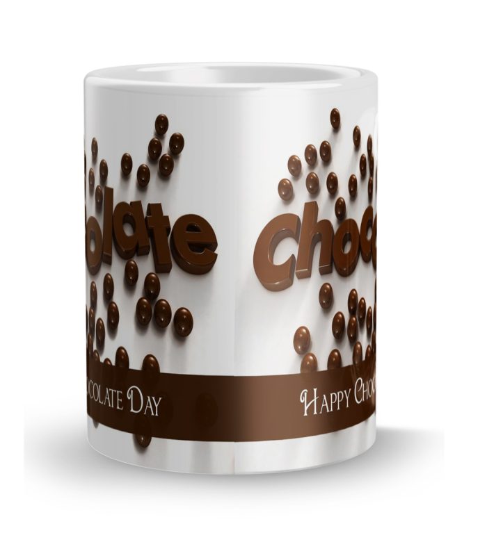 Luvkushcart Happy Chocolate Day Valetinday Sublimation Print Coffee Mug (320ml) | Save 33% - Rajasthan Living 6