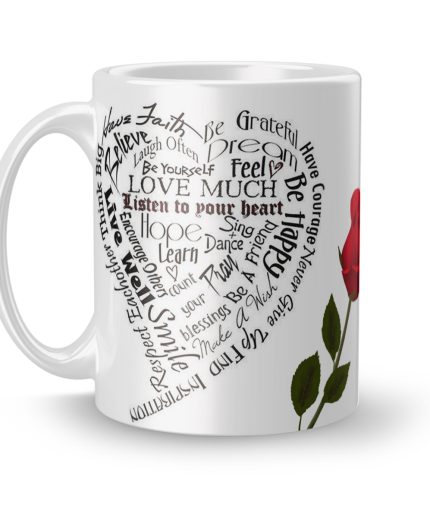 Luvkushcart So Love Taddy Valetinday Sublimation Print Coffee Mug (320ml) | Save 33% - Rajasthan Living