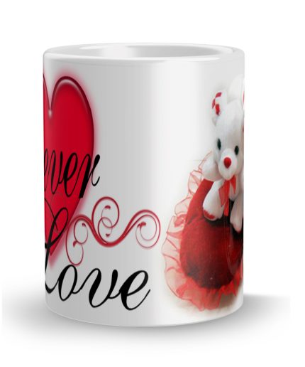 Luvkushcart Forever in Love Valetinday Sublimation Print Coffee Mug (320ml) | Save 33% - Rajasthan Living 3