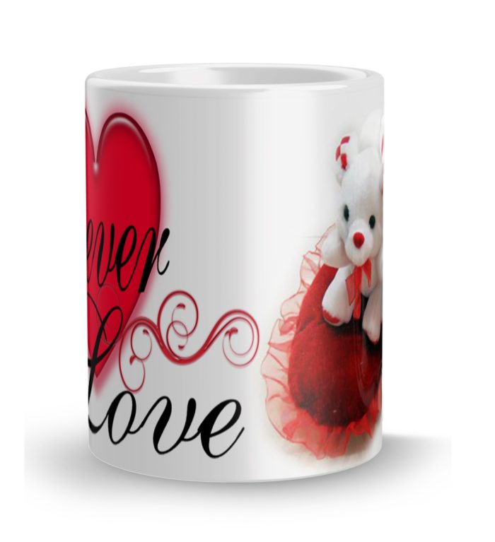 Luvkushcart Forever in Love Valetinday Sublimation Print Coffee Mug (320ml) | Save 33% - Rajasthan Living 6