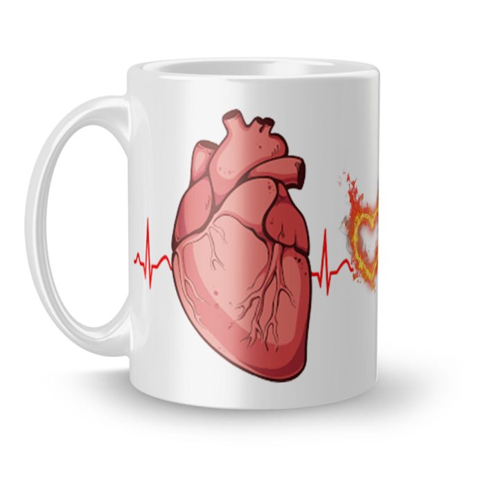 Luvkushcart My Heart Beats for You Valetinday Sublimation Print Coffee Mug (320ml) | Save 33% - Rajasthan Living 5
