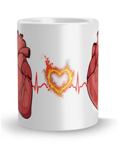 Luvkushcart My Heart Beats for You Valetinday Sublimation Print Coffee Mug (320ml) | Save 33% - Rajasthan Living 3