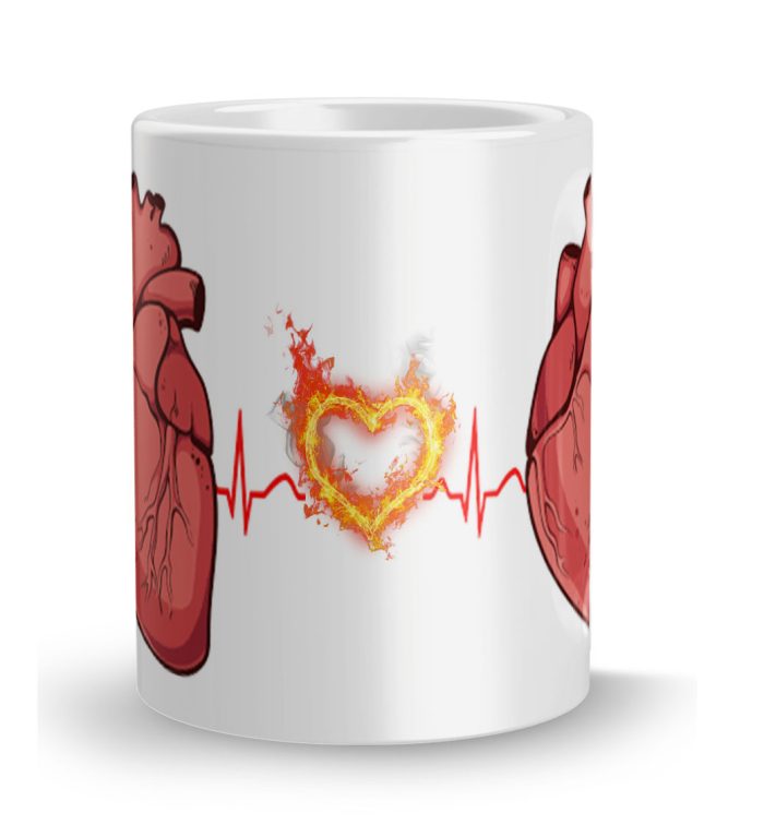 Luvkushcart My Heart Beats for You Valetinday Sublimation Print Coffee Mug (320ml) | Save 33% - Rajasthan Living 6