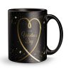 Luvkushcart a Day for Love Valetine’s Day Black Sublimation Print Coffee Mug (320ml) | Save 33% - Rajasthan Living 10
