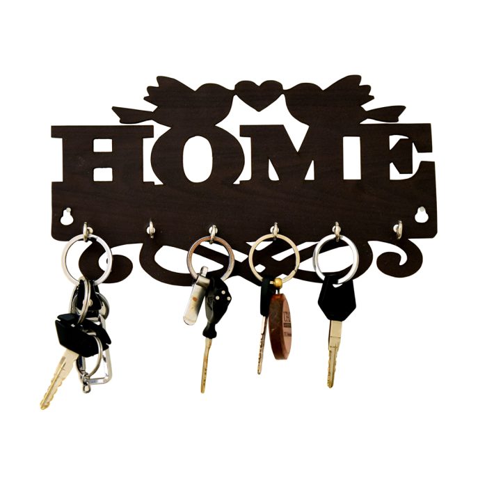 Exclusive MDF Cutting “HOME” Keyholder | Save 33% - Rajasthan Living 5