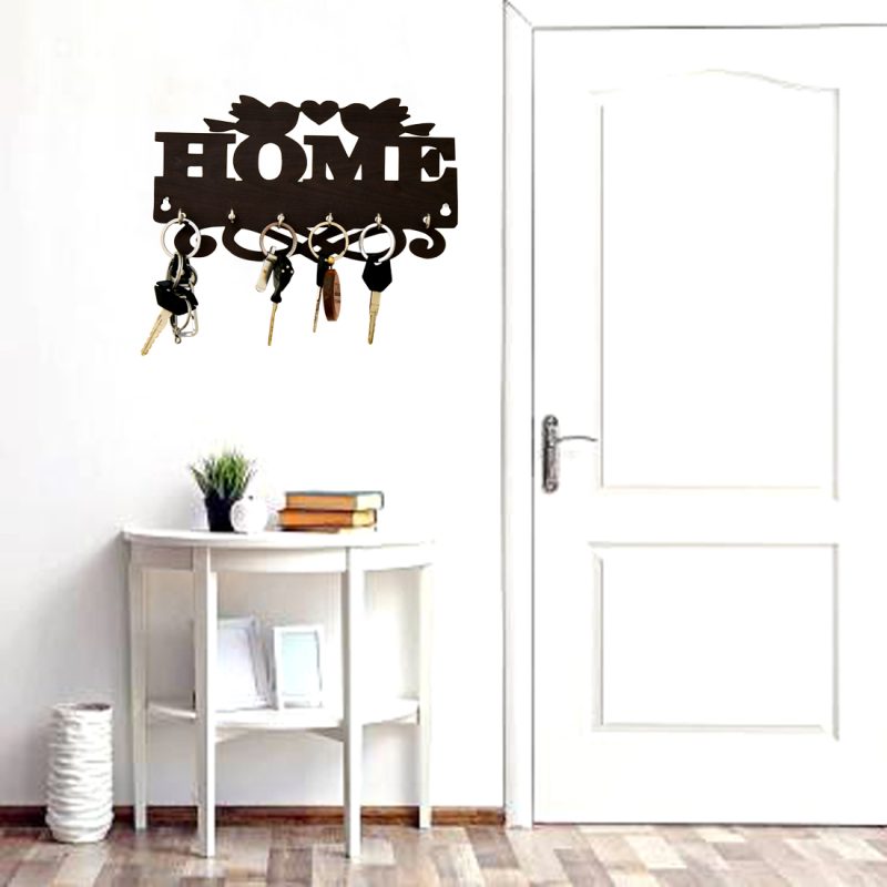 Exclusive MDF Cutting “HOME” Keyholder | Save 33% - Rajasthan Living 3