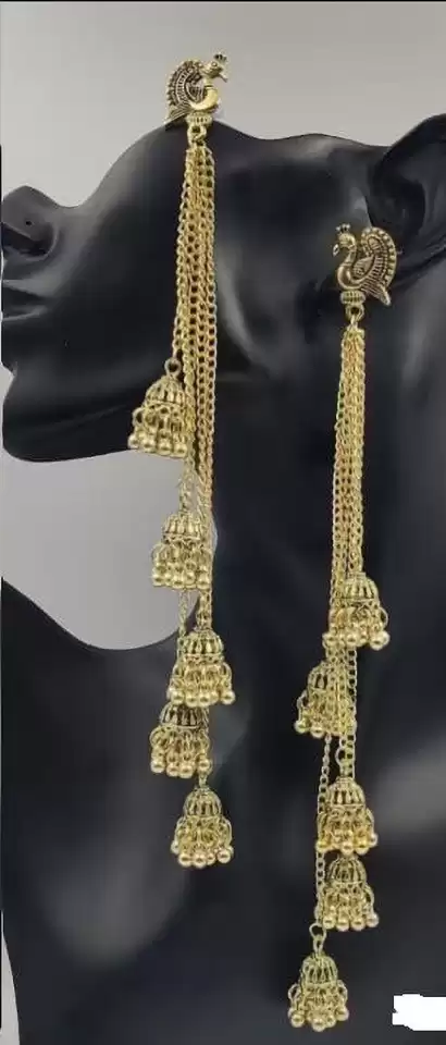 Oxidised Silver Jhumka Jhumki Earrings For Women Copper Plated Brass Jhumki Earring | Save 33% - Rajasthan Living 7