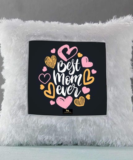 Vickvii Printed Best Mom Ever Led Cushion With Filler (38*38CM) | Save 33% - Rajasthan Living 3