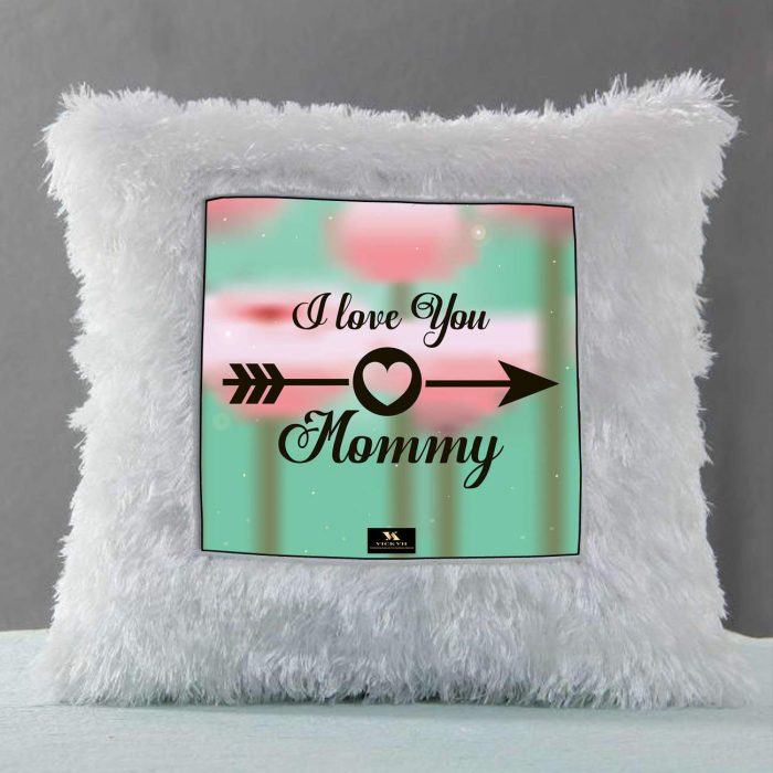 Vickvii Printed I Love You Mommy Led Cushion With Filler (38*38CM) | Save 33% - Rajasthan Living 6