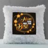 Vickvii Printed Mom You Are The Best Led Cushion With Filler (38*38CM) | Save 33% - Rajasthan Living 9