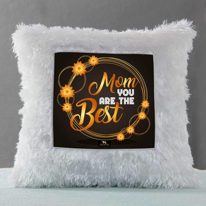 Vickvii Printed Mom You Are The Best Led Cushion With Filler (38*38CM) | Save 33% - Rajasthan Living 6
