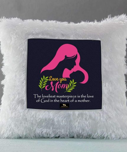 Vickvii Printed Love You Mom Quot Led Cushion With Filler (38*38CM) | Save 33% - Rajasthan Living 3