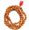 LS Vrindavan Original Nepal 5 (Panch) Mukhi Rudraksha Mala 100% Certified (108+1 Beads) | Save 33% - Rajasthan Living 9