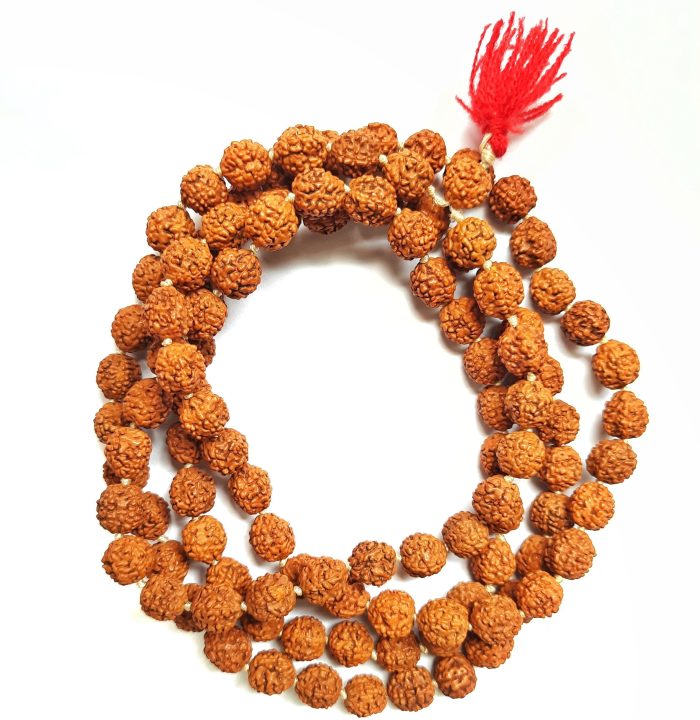 LS Vrindavan Original Nepal 5 (Panch) Mukhi Rudraksha Mala 100% Certified (108+1 Beads) | Save 33% - Rajasthan Living 6