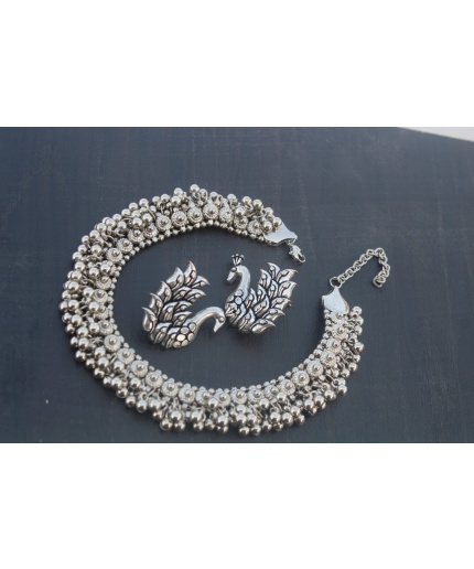 Brass Jewel Set (Silver) | Save 33% - Rajasthan Living