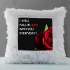 Vickvii Printed I Still Fall In Love With You Everyday Led Cushion With Filler (38*38CM) | Save 33% - Rajasthan Living 9