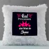 Vickvii Printed Real Princess Are Born In June Led Cushion With Filler (38*38CM) | Save 33% - Rajasthan Living 9