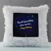 Vickvii Printed Happy Birthday Wishes Led Cushion With Filler (38*38CM) | Save 33% - Rajasthan Living 9