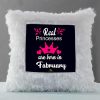 Vickvii Printed Real Princess Are Born In February Led Cushion With Filler (38*38CM) | Save 33% - Rajasthan Living 9