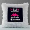 Vickvii Printed Real Princess Are Born In December Led Cushion With Filler (38*38CM) | Save 33% - Rajasthan Living 9