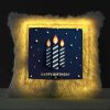 Vickvii Printed Happy Birthday With Candles Led Cushion With Filler (38*38CM) | Save 33% - Rajasthan Living 8