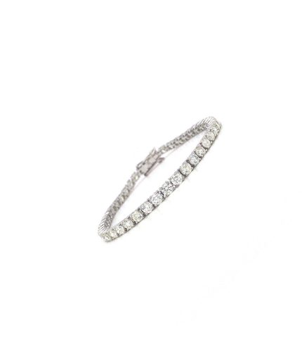 Diamond Bracelet in 14K White Gold | Save 33% - Rajasthan Living 3