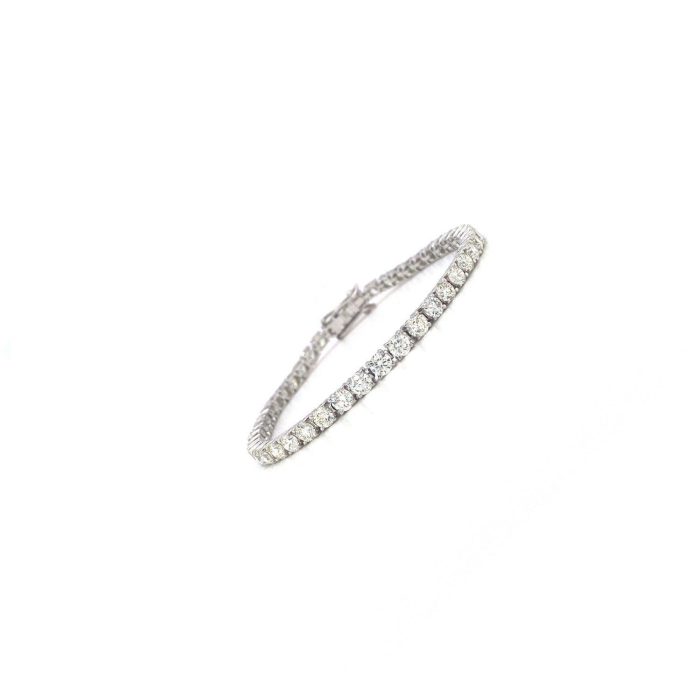 Diamond Bracelet in 14K White Gold | Save 33% - Rajasthan Living 6