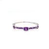 Amethyst Bangle in 925 Sterling Silver | Save 33% - Rajasthan Living 7