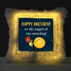 Vickvii Printed Happy Birthday To The Angle Of My Morning Led Cushion With Filler (38*38CM) | Save 33% - Rajasthan Living 8