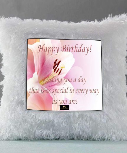 Vickvii Printed Happy Birthday Special In EveryWay Led Cushion With Filler (38*38CM) | Save 33% - Rajasthan Living 3