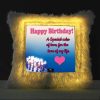 Vickvii Printed Happy Birthday To Love Of My Life Special Cake Of My Love Led Cushion With Filler (38*38CM) | Save 33% - Rajasthan Living 8