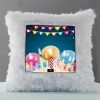 Vickvii Printed Happy Birthday With Ballons And Candles Led Cushion With Filler (38*38CM) | Save 33% - Rajasthan Living 9