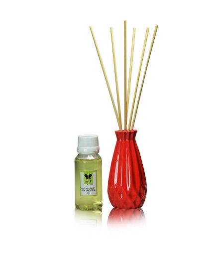 Iris New Apple Cinnamon Fragances Reed Diffuser Set with Oil 60ml With Ceramic Pot & Diffuser Stick | Save 33% - Rajasthan Living 8
