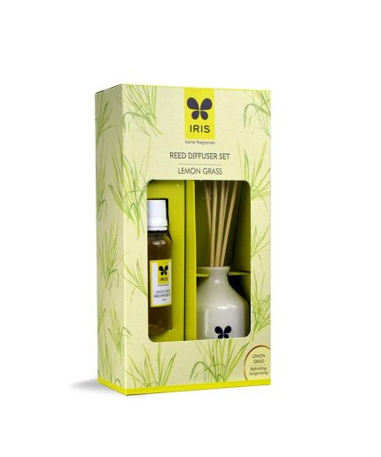 IRIS Reed Diffuser Set Lemon Grass 60 ml | Save 33% - Rajasthan Living 3